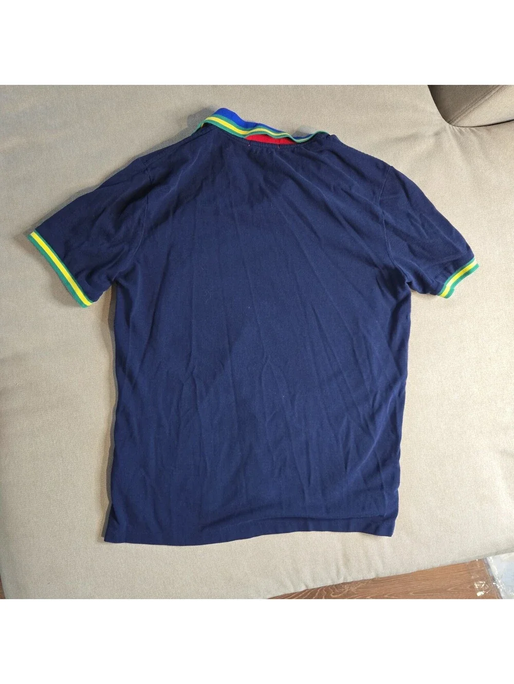 Polo Ralph Lauren Polo Shirt Adult Medium Blue Slim Big Pony Golf Rugby Mens